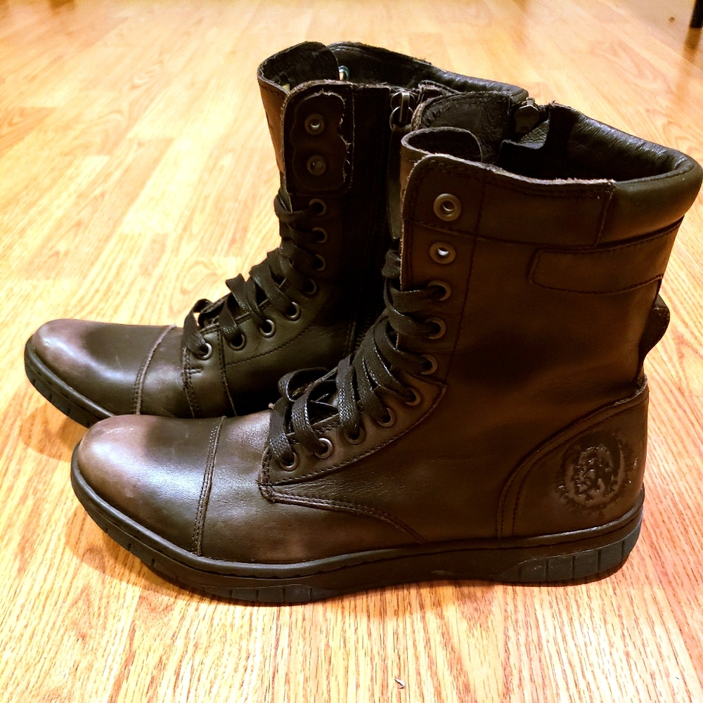 Diesel Men's Tatradium Basket Butch Zip Boots